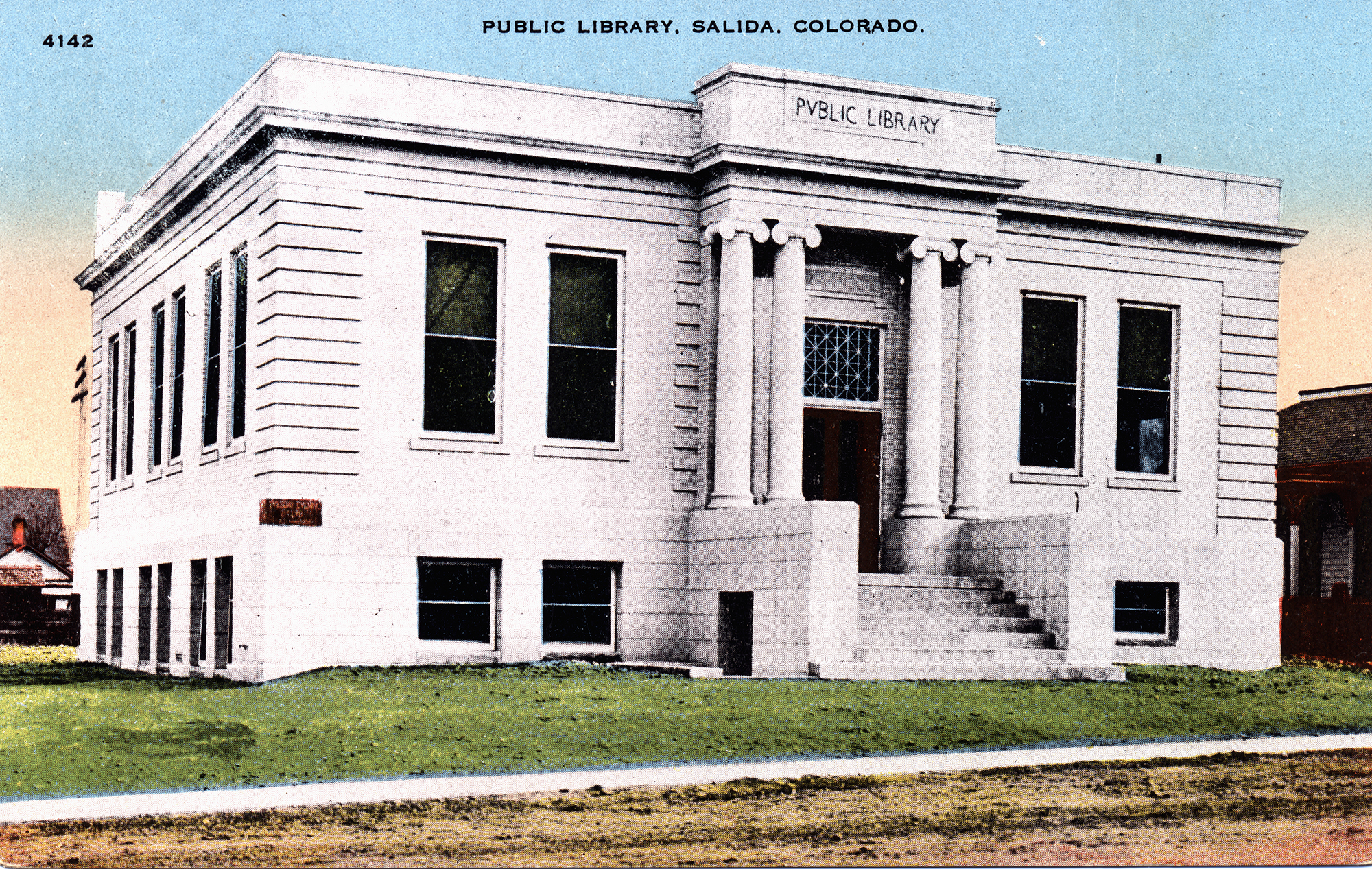 Carnegie Library Colorized Image