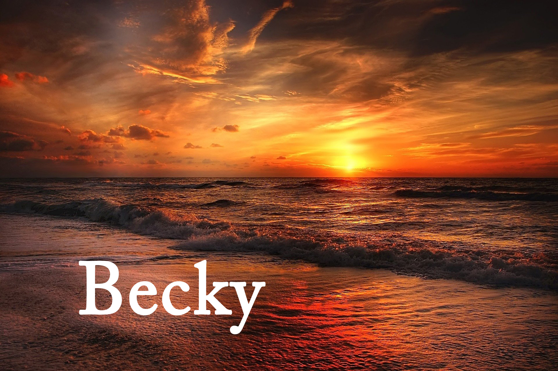 See Becky's page