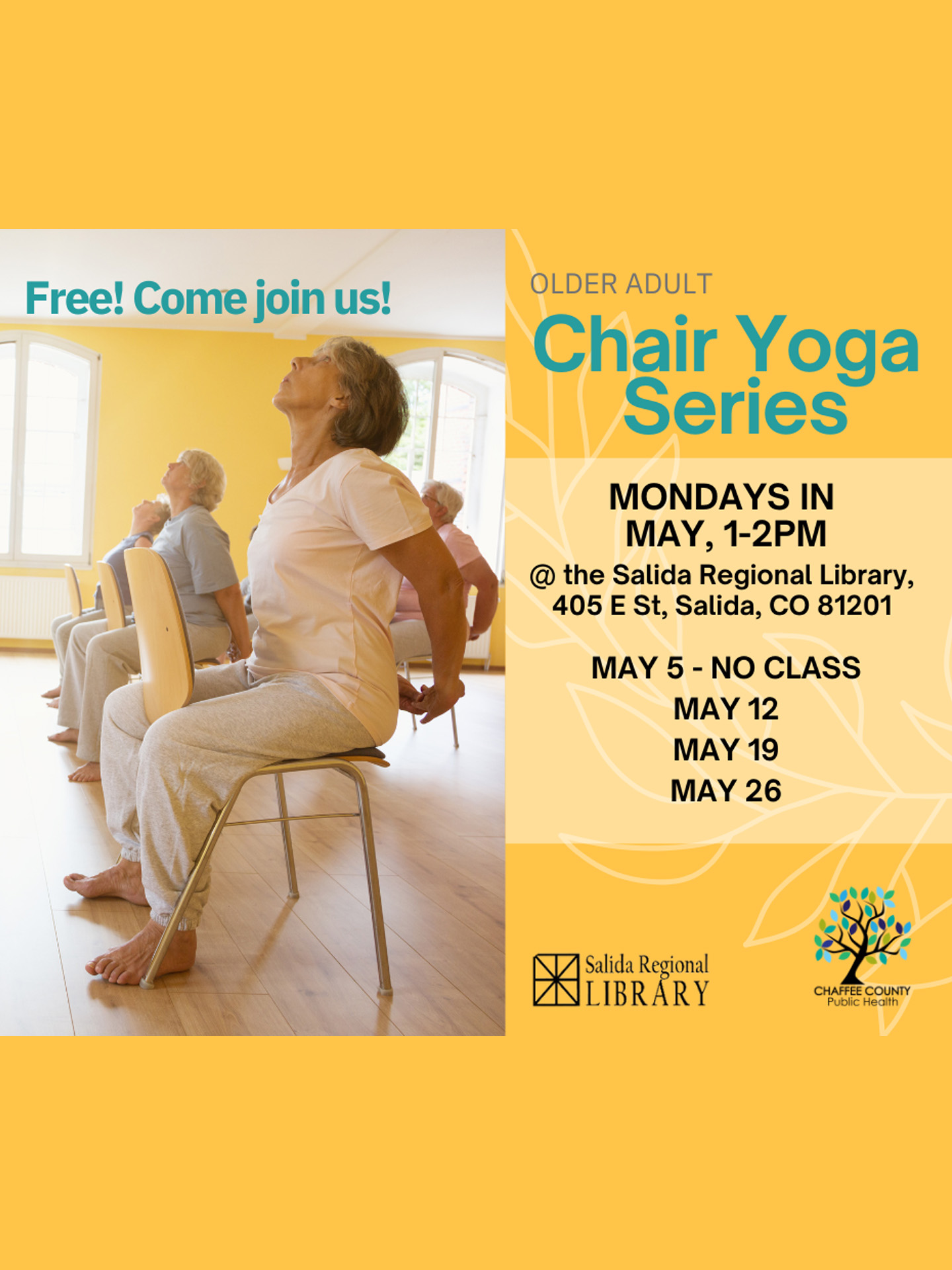 CHAIR YOGA AT SRL