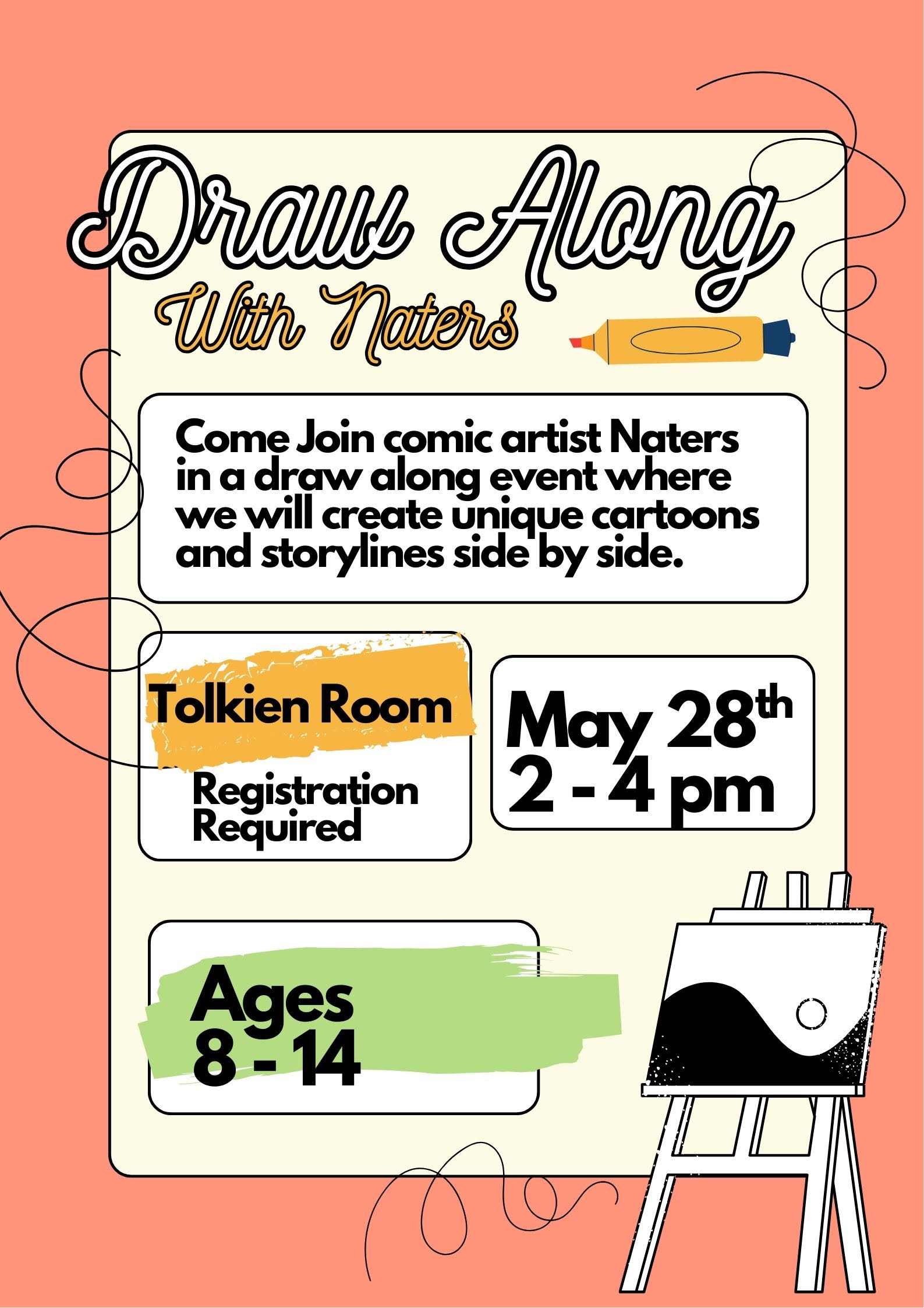 DRAW ALONG WITH NATERS AT SRL