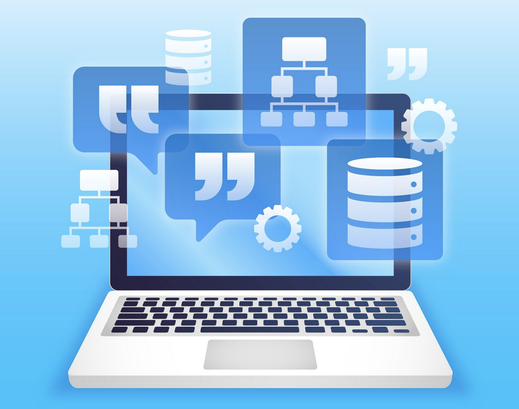 Computer databases image links to Salida Library Research page