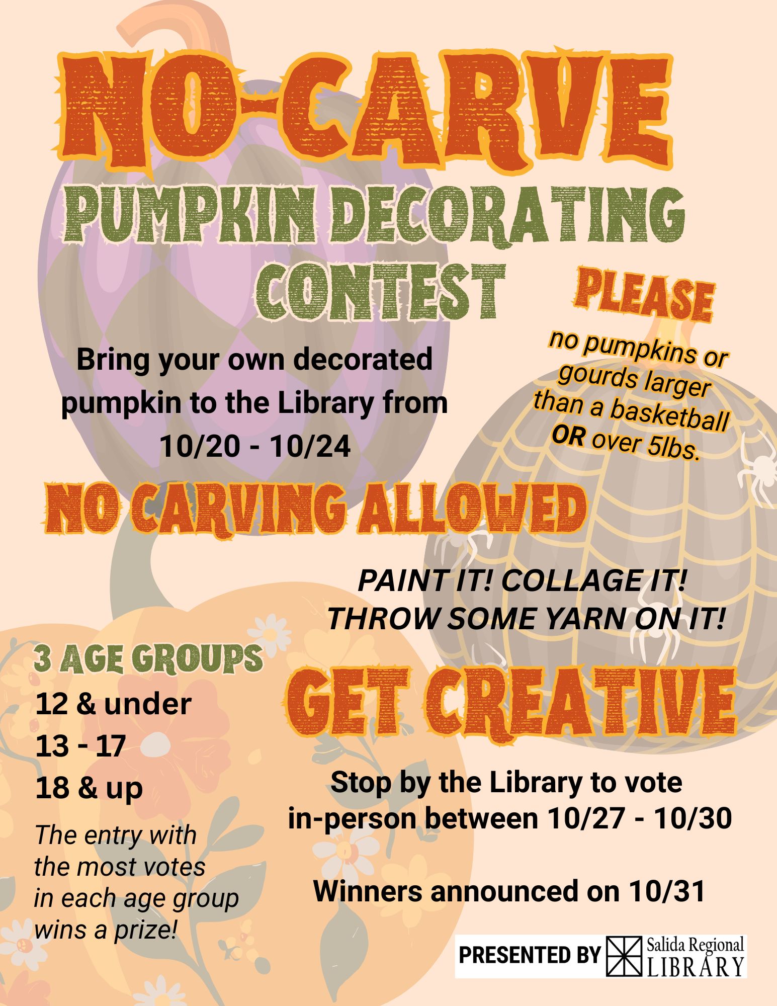 NO CARVE PUMPKIN DECORATING